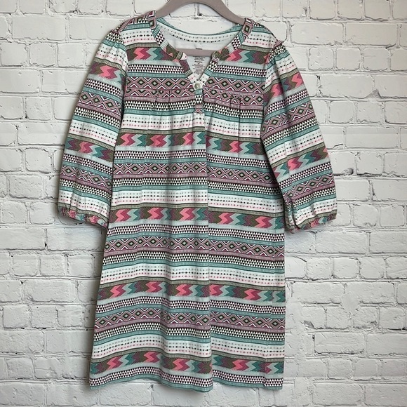 Tea Collection Other - Tea Collection Catamarca Puff Sleeve Henley Dress